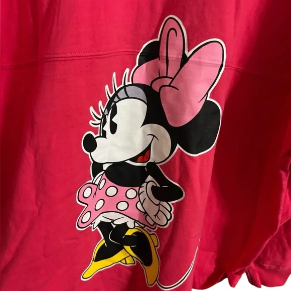 Disney Minnie Mouse Pink Spirit Jersey XL NWT - Picture 2 of 5